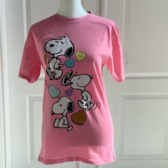 Tops - Peanuts Pink Valentine T-shirt